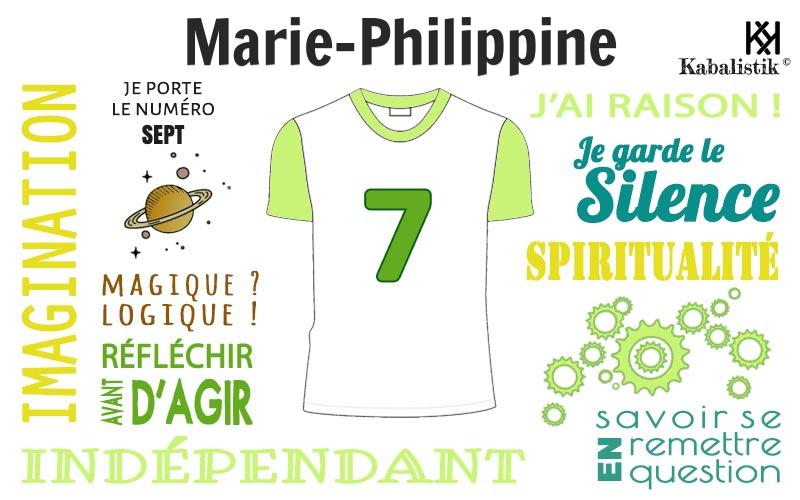 La signification numérologique du prénom Marie-philippine