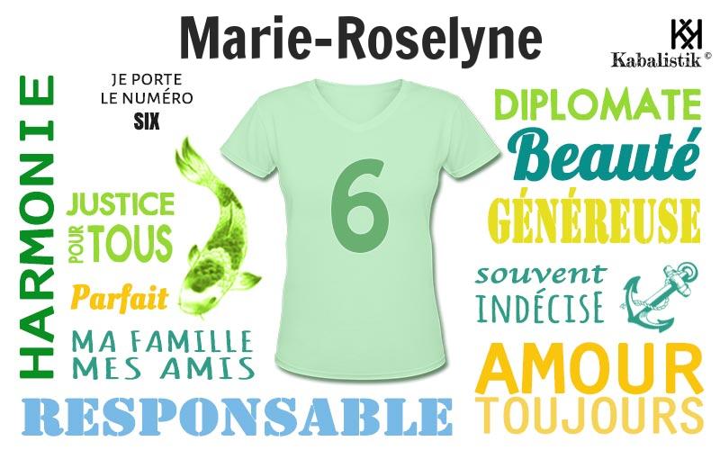 La signification numérologique du prénom Marie-roselyne