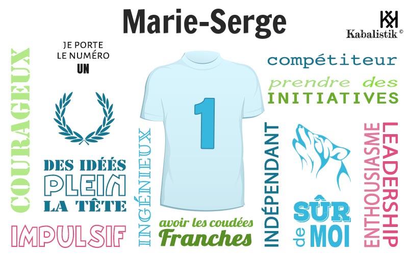 La signification numérologique du prénom Marie-serge