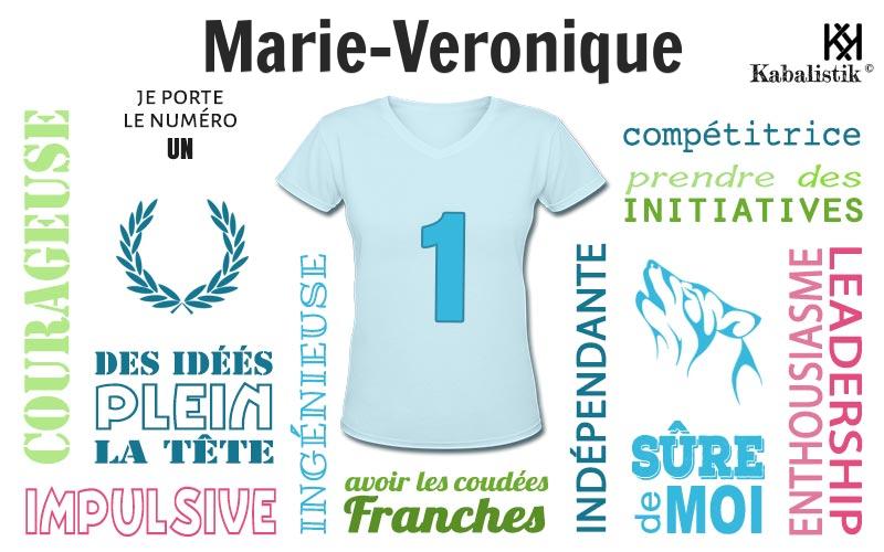 La signification numérologique du prénom Marie-veronique