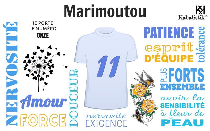 La signification numérologique du prénom Marimoutou