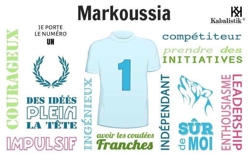 La signification numérologique du prénom Markoussia