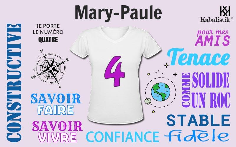 La signification numérologique du prénom Mary-paule