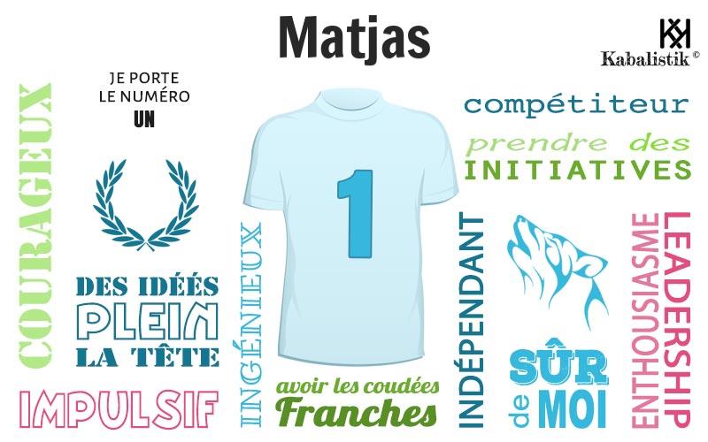 La signification numérologique du prénom Matjas
