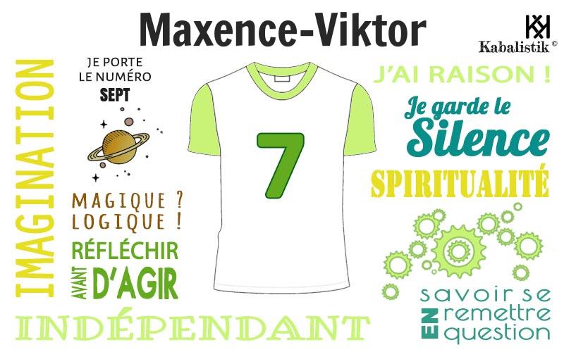 La signification numérologique du prénom Maxence-viktor