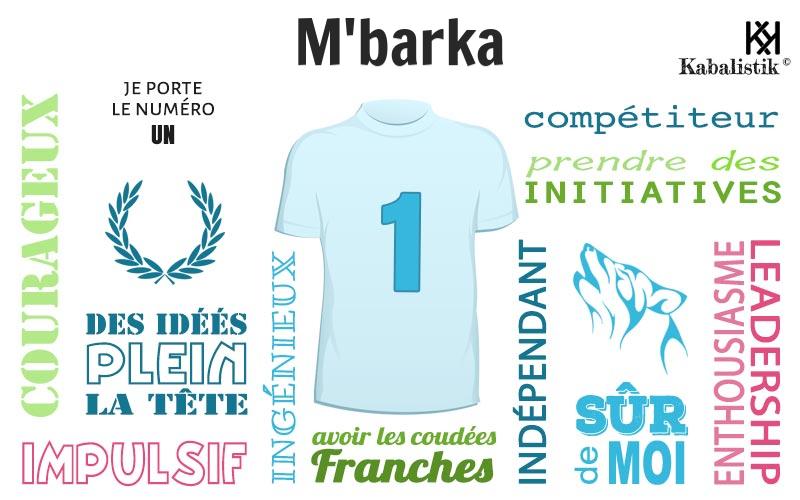 La signification numérologique du prénom M'barka