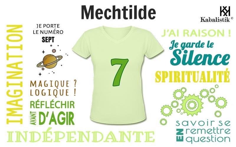 La signification numérologique du prénom Mechtilde
