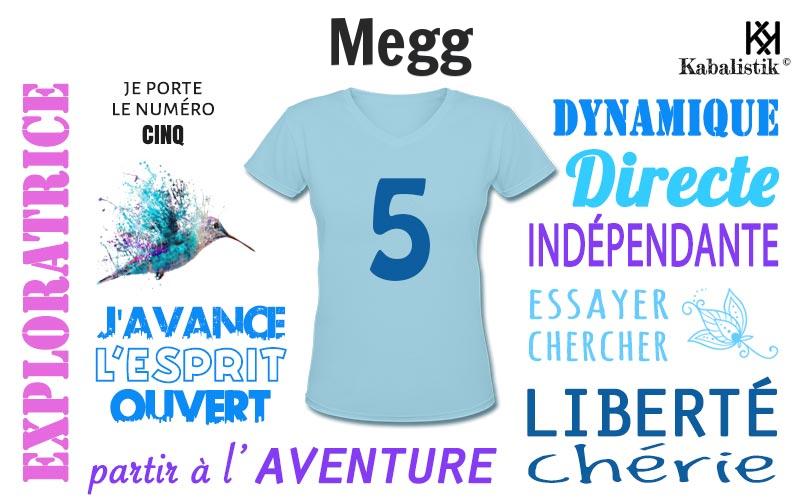 La signification numérologique du prénom Megg