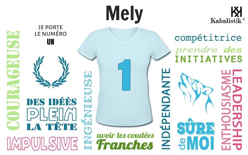 La signification numérologique du prénom Mely