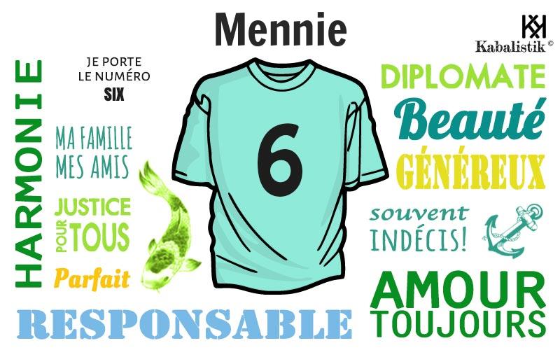 La signification numérologique du prénom Mennie