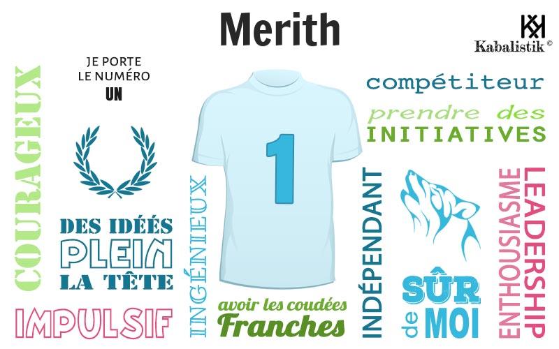 La signification numérologique du prénom Merith
