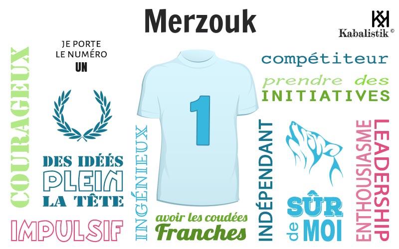 La signification numérologique du prénom Merzouk