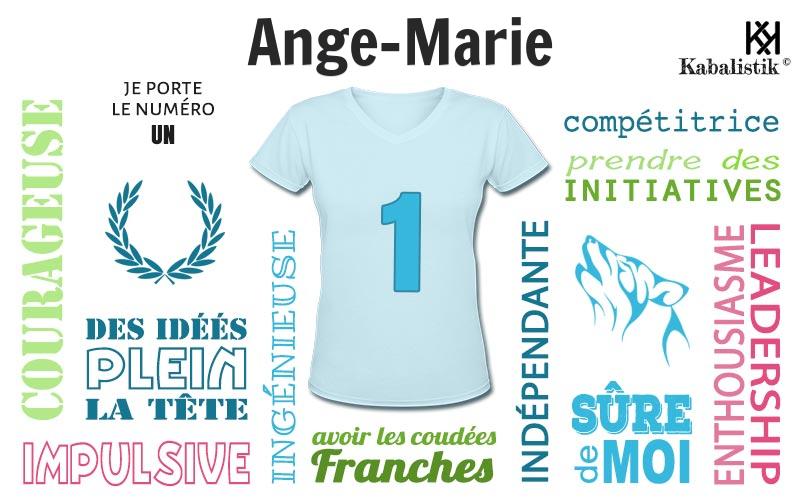 La signification numérologique du prénom Ange-marie