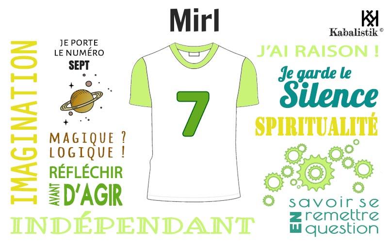 La signification numérologique du prénom Mirl
