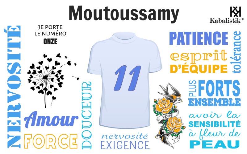 La signification numérologique du prénom Moutoussamy