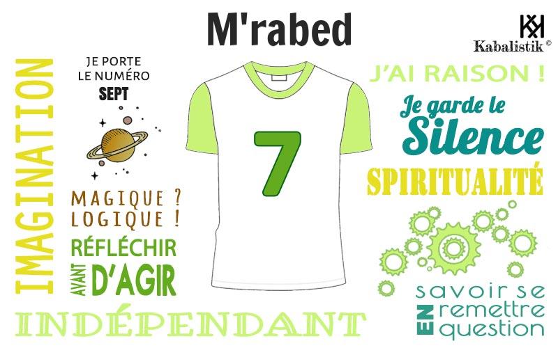 La signification numérologique du prénom M'rabed
