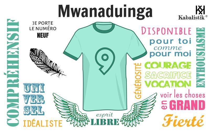 La signification numérologique du prénom Mwanaduinga