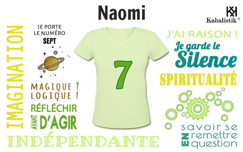 La signification numérologique du prénom Naomi