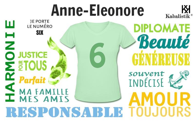 La signification numérologique du prénom Anne-eleonore