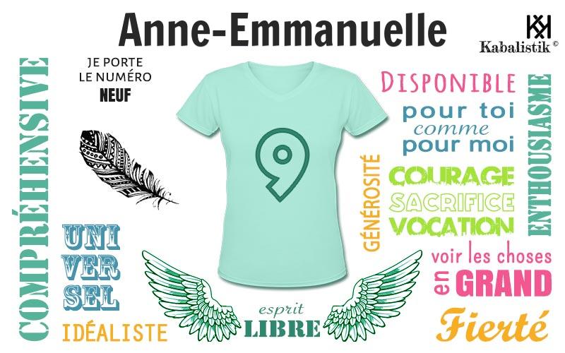 La signification numérologique du prénom Anne-emmanuelle
