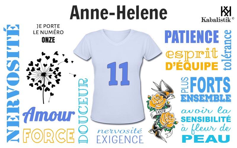 La signification numérologique du prénom Anne-helene