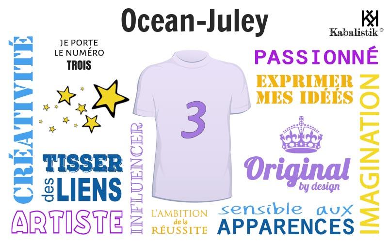 La signification numérologique du prénom Ocean-juley