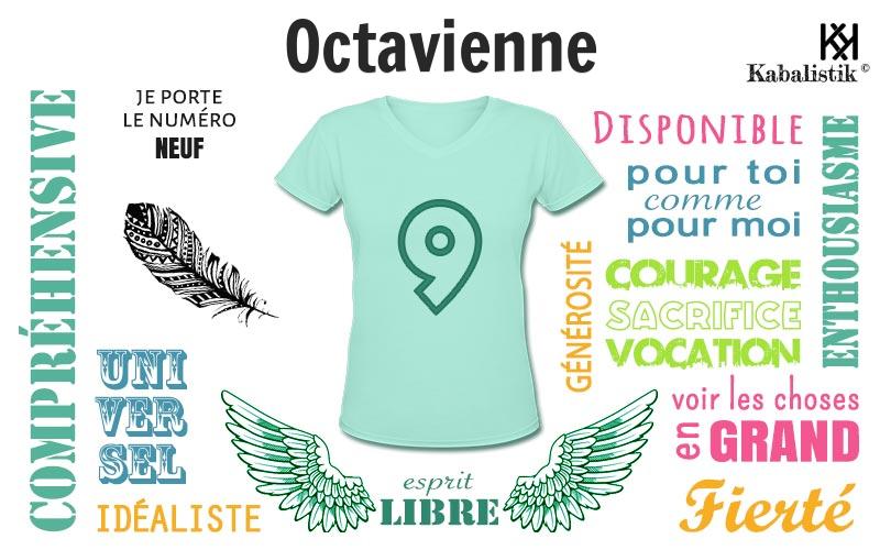 La signification numérologique du prénom Octavienne