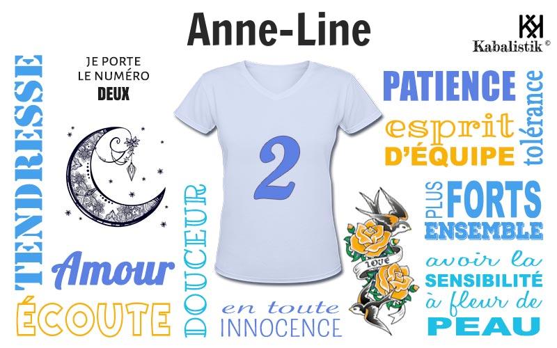 La signification numérologique du prénom Anne-line