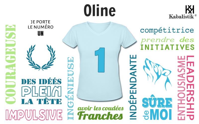 La signification numérologique du prénom Oline