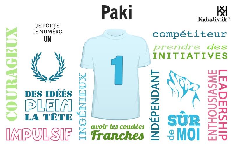 La signification numérologique du prénom Paki
