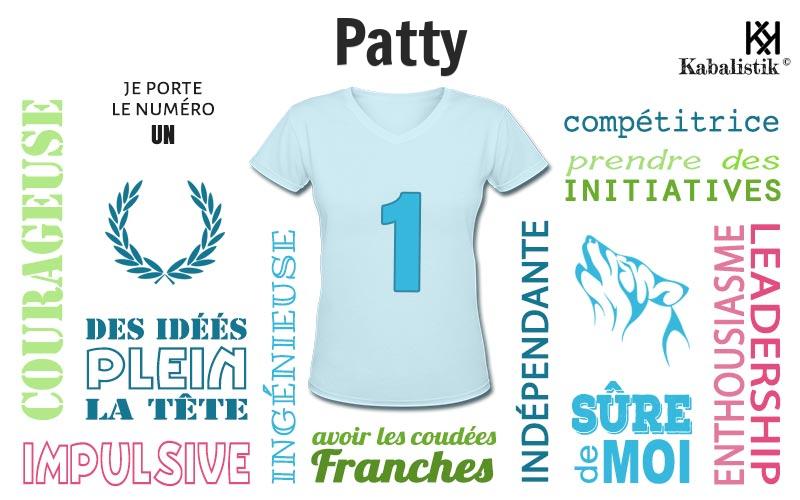 La signification numérologique du prénom Patty