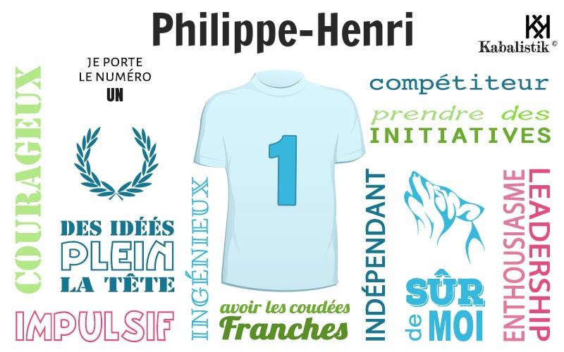 La signification numérologique du prénom Philippe-henri