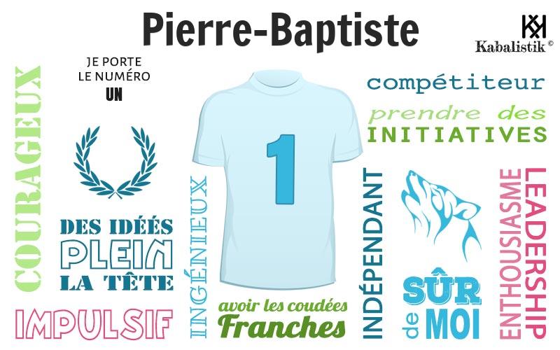La signification numérologique du prénom Pierre-baptiste