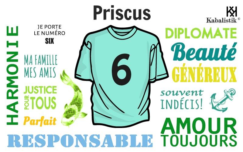 La signification numérologique du prénom Priscus