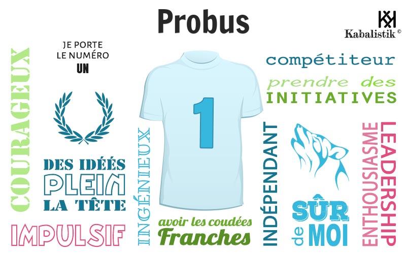 La signification numérologique du prénom Probus