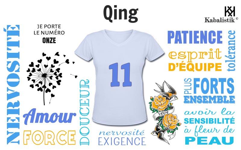 La signification numérologique du prénom Qing