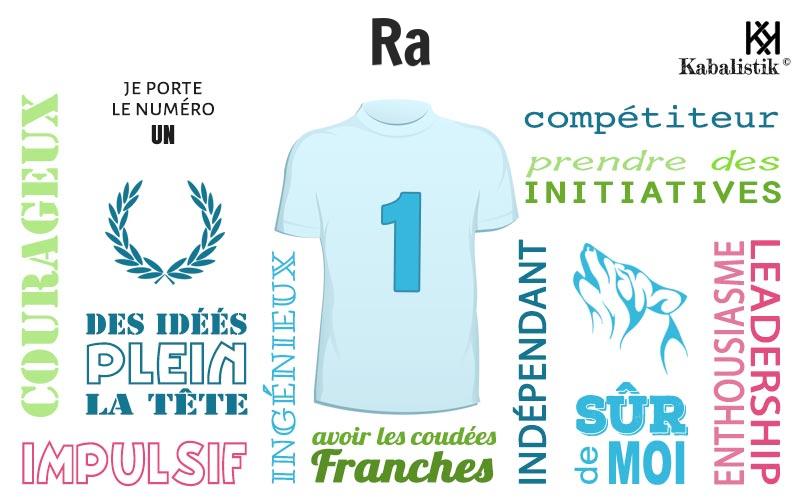 La signification numérologique du prénom Ra