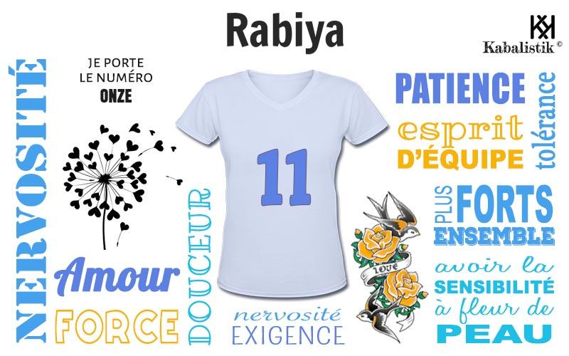 La signification numérologique du prénom Rabiya