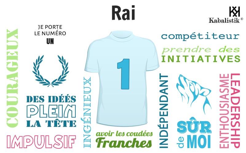 La signification numérologique du prénom Rai