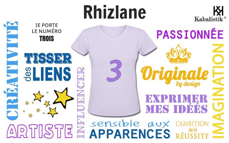 La signification numérologique du prénom Rhizlane