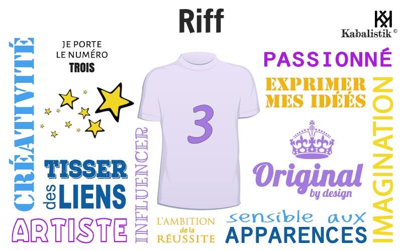 La signification numérologique du prénom Riff