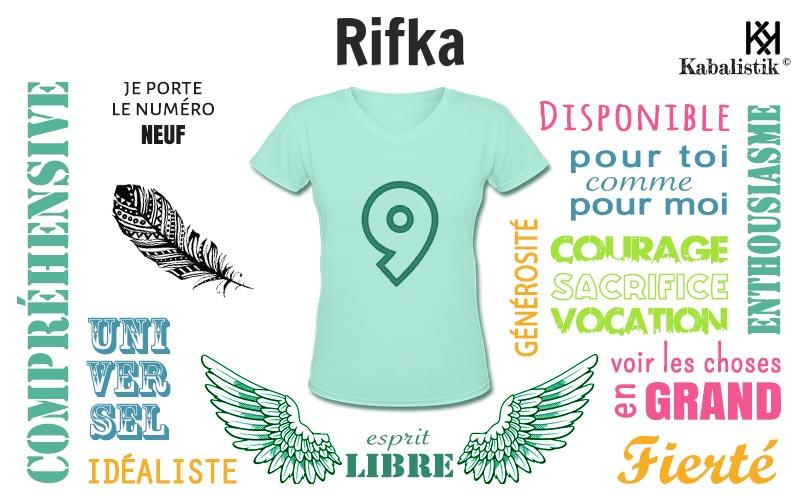 La signification numérologique du prénom Rifka