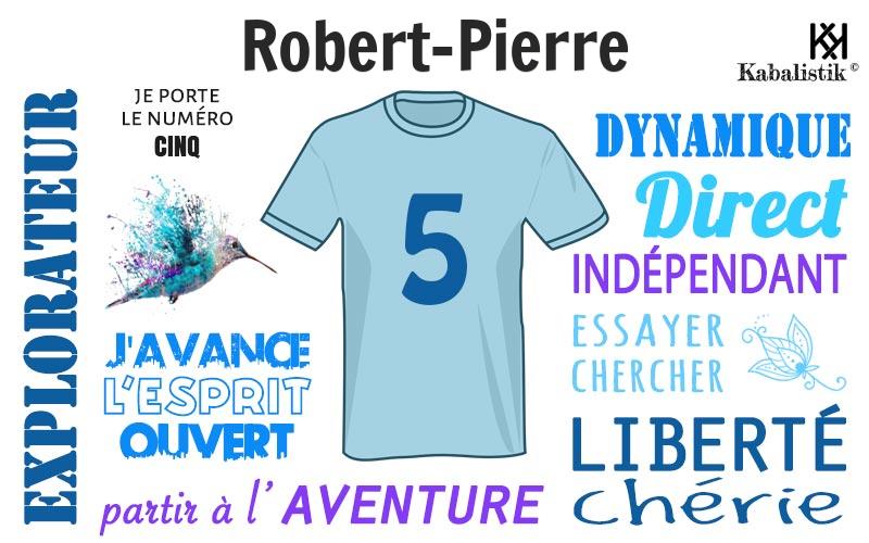 La signification numérologique du prénom Robert-pierre