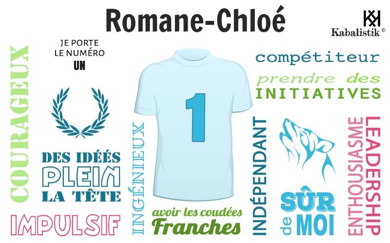 La signification numérologique du prénom Romane-chloé
