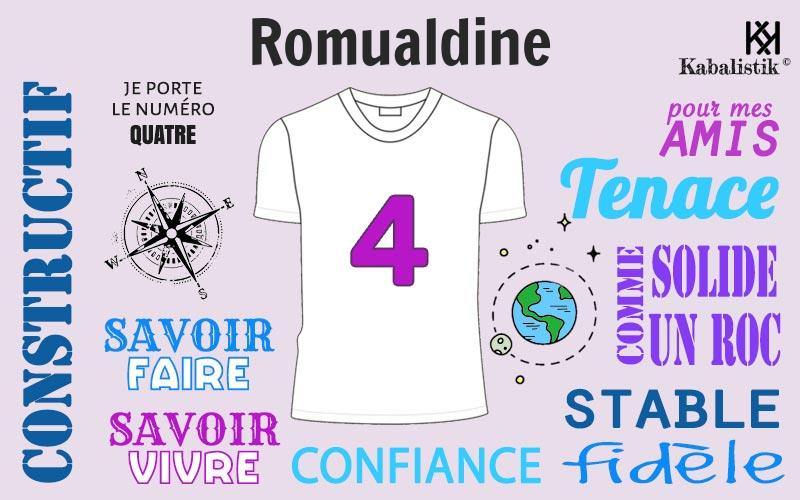 La signification numérologique du prénom Romualdine