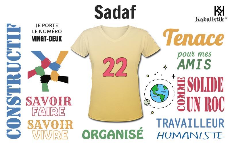La signification numérologique du prénom Sadaf