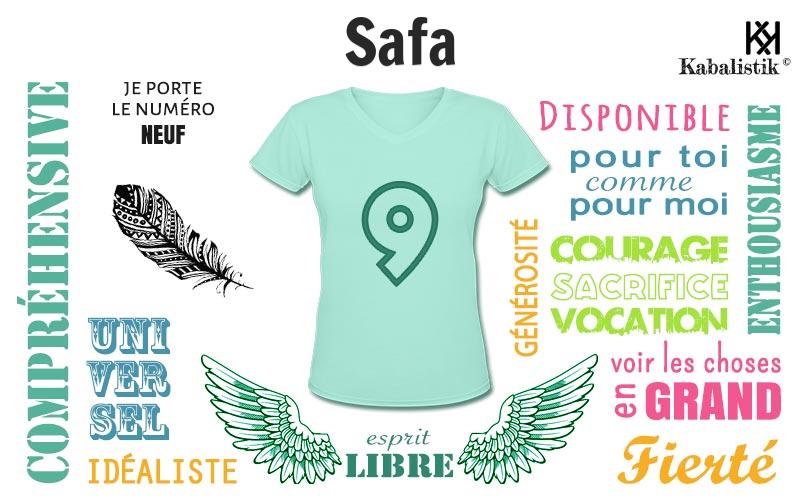 La signification numérologique du prénom Safa