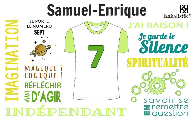 La signification numérologique du prénom Samuel-enrique