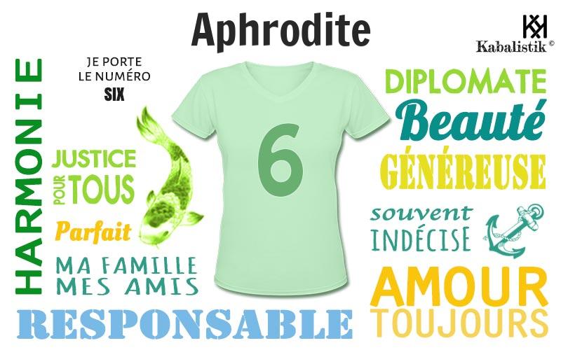 La signification numérologique du prénom Aphrodite