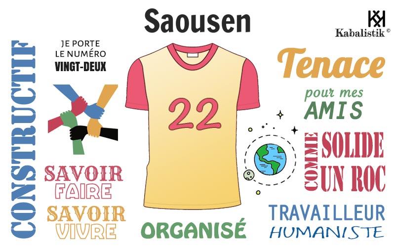 La signification numérologique du prénom Saousen